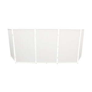 ProX (XF-5X3048W) 5 Panel White Frame DJ Facade with Quick Release 180°  Hinges